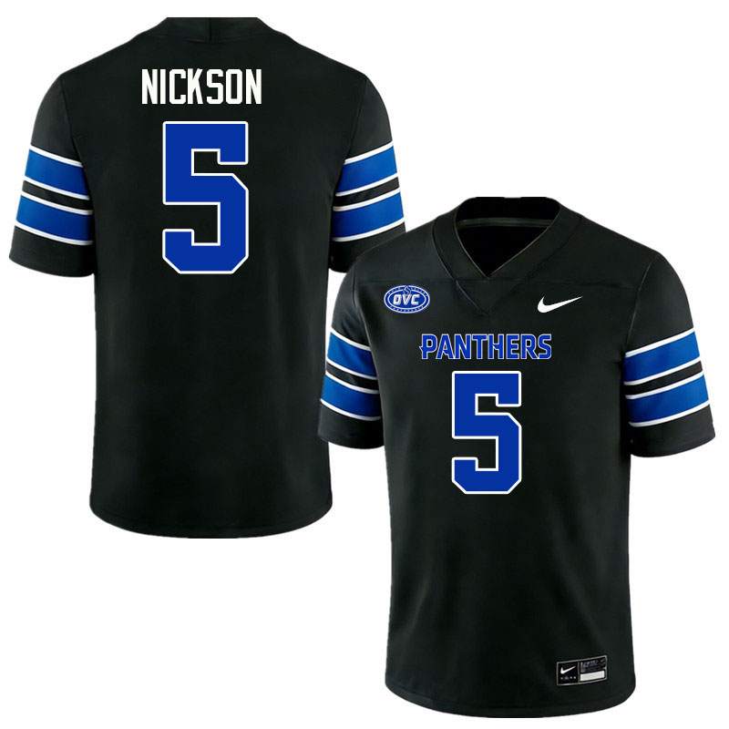 Eastern Illinois Panthers #5 Ja'Wuan Nickson College Football Jerseys,Uniforms-Black